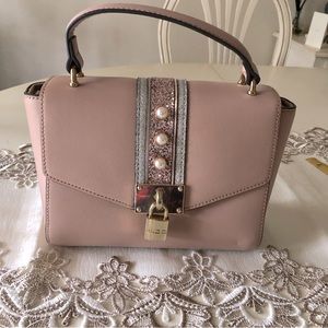 ALDO Dusty Rose Top Handle Classic purse Women's Small Satchel Bag Crossbody bag